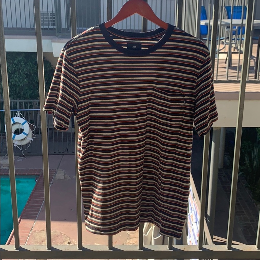 Obey striped tee